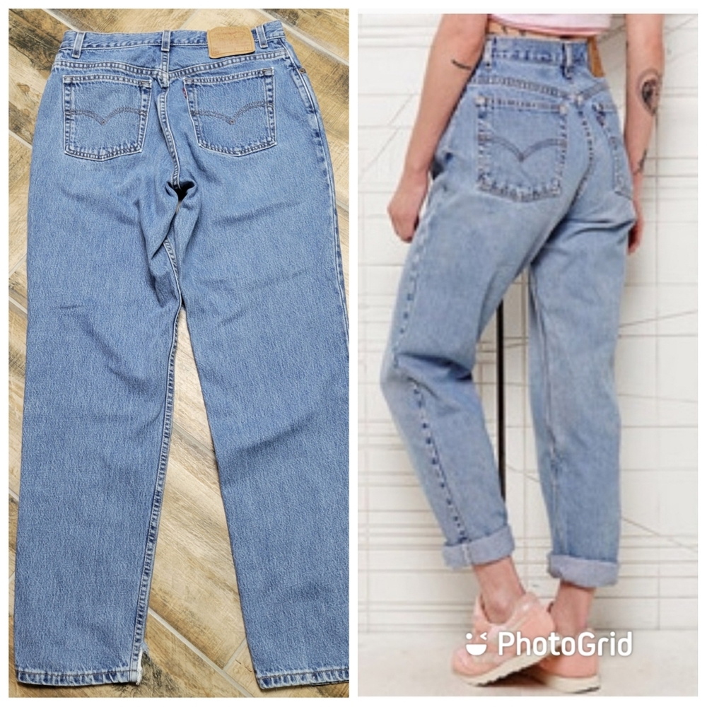 Vintage Levi's 550 Relaxed Fit Size 32 High Rise Red Tag